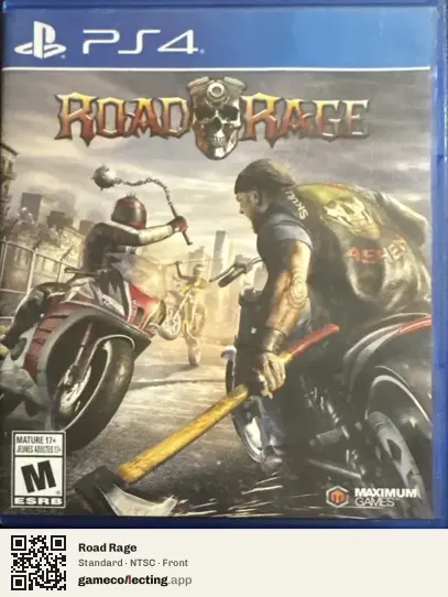 Road Rage PlayStation 4, NTSC box front