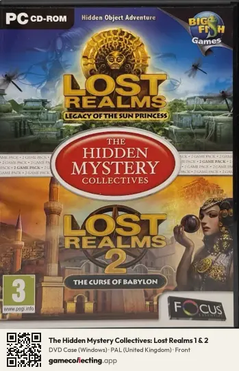 The Hidden Mystery Collectives: Lost Realms 1 & 2 Computer, United Kingdom box front