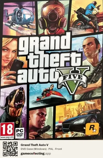 Grand Theft Auto V Computer, PAL box front