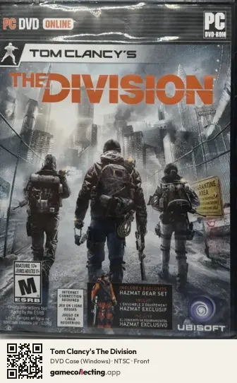 Tom Clancy's The Division Computer, NTSC box front