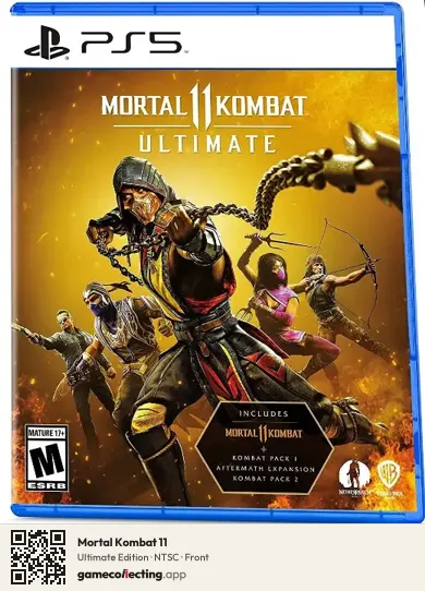 Mortal Kombat 11 PlayStation 5, NTSC box front