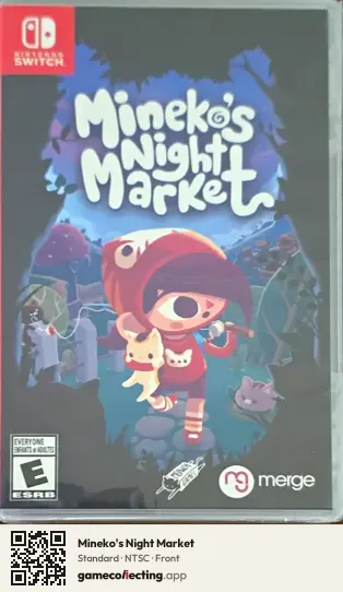 Mineko's Night Market Nintendo Switch, NTSC box front