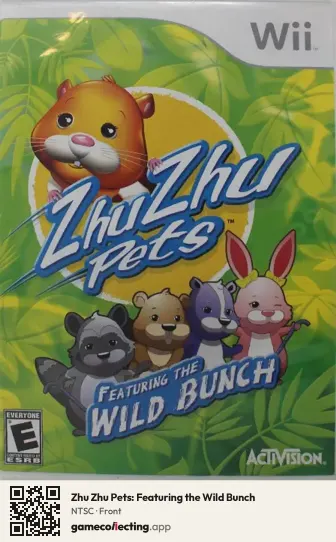 Zhu Zhu Pets: Featuring the Wild Bunch Nintendo Wii, NTSC box front