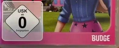 Barbie DreamHouse Adventures, the USK square on its front