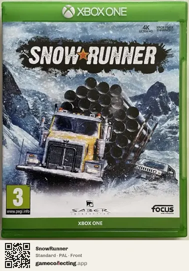 SnowRunner Xbox One, PAL box front