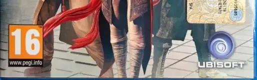 Assassin's Creed Chronicles, the PEGI square on its front