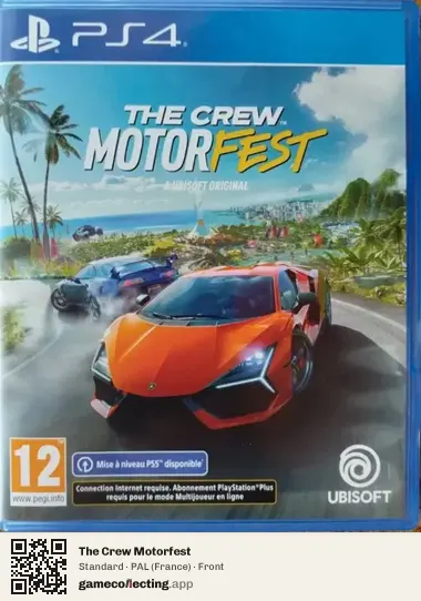 The Crew Motorfest PlayStation 4, France box front