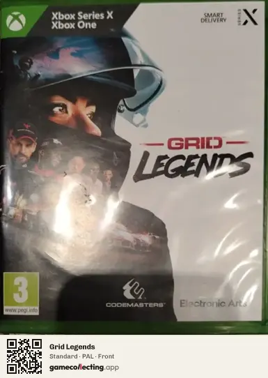 Grid Legends Xbox One, PAL box front