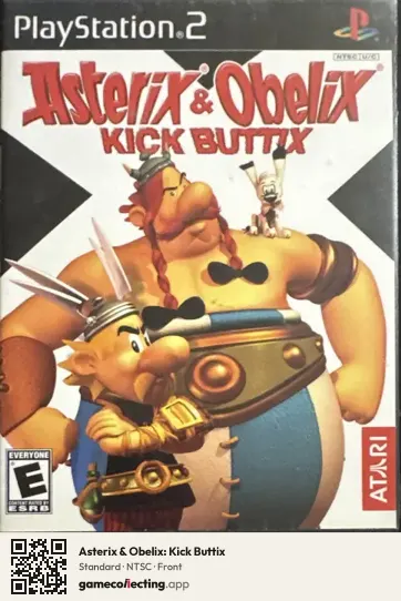Asterix & Obelix: Kick Buttix PlayStation 2, NTSC box front