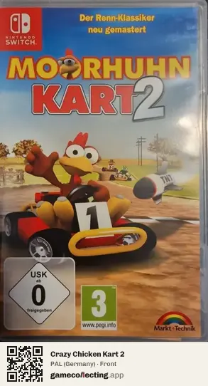 Crazy Chicken Kart 2 Nintendo Switch, Germany box front
