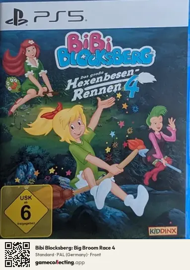Bibi Blocksberg: Big Broom Race 4 PlayStation 5, Germany box front