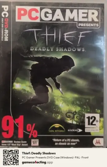 Thief: Deadly Shadows Computer, PAL box front