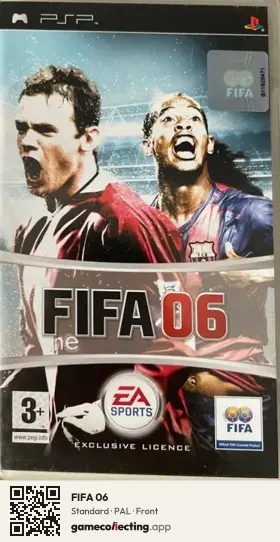 FIFA 06 PlayStation Portable, PAL box front