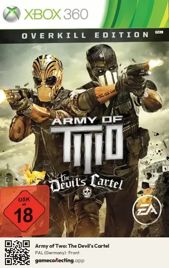 Army of Two: The Devil's Cartel Xbox 360, Germany box front