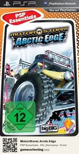MotorStorm: Arctic Edge PlayStation Portable, Germany box front