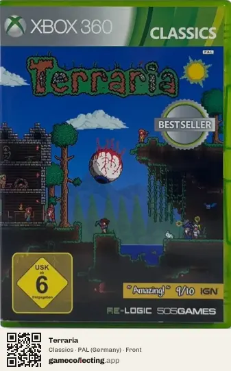 Terraria Xbox 360, Germany box front