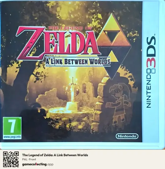 The Legend of Zelda: A Link Between Worlds Nintendo 3DS, PAL box front