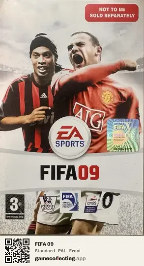 FIFA 09 PlayStation Portable, PAL box front