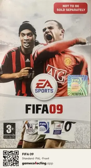 FIFA 09 PlayStation Portable, PAL box front