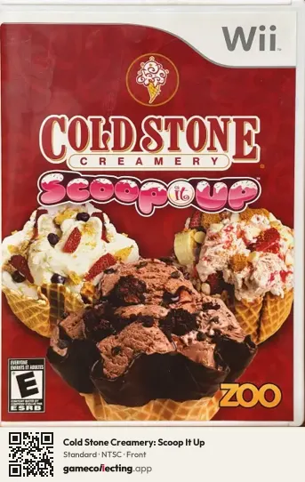 Cold Stone Creamery: Scoop It Up Nintendo Wii, NTSC box front