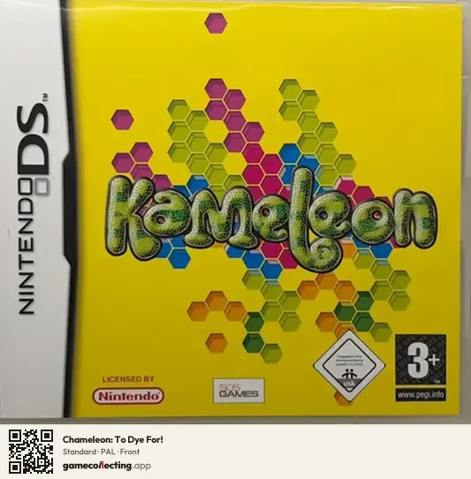 Chameleon: To Dye For! Nintendo DS, PAL box front