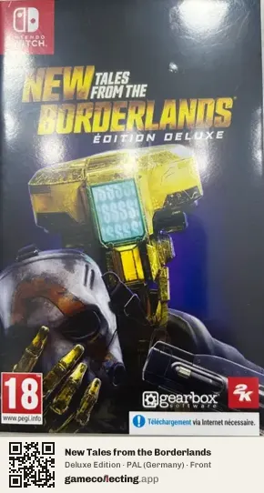 New Tales from the Borderlands Nintendo Switch, Germany box front