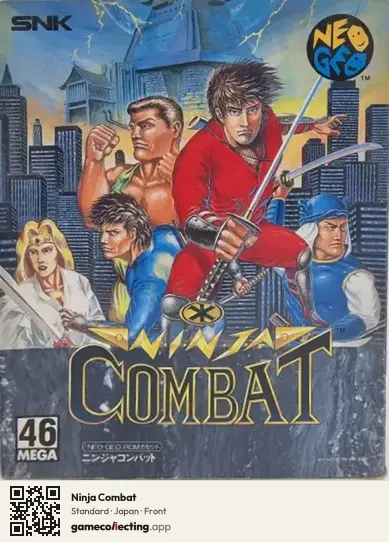 Ninja Combat Neo Geo AES, Japan box front