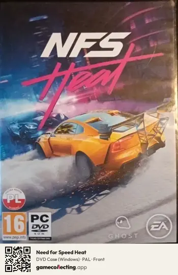 Need for Speed Heat Computer, PAL box front