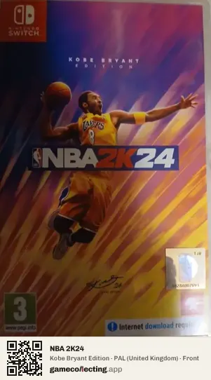 NBA 2K24 Nintendo Switch, United Kingdom box front