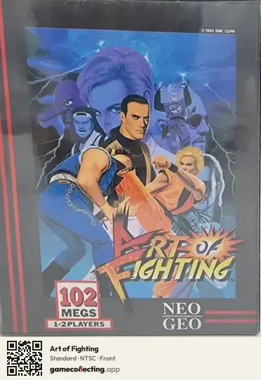 Art of Fighting Neo Geo AES, NTSC box front