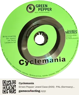 Cyclemania Computer, PAL disc