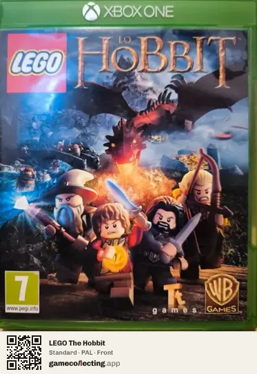 LEGO The Hobbit Xbox One, PAL box front