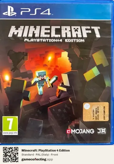 Minecraft: PlayStation 4 Edition PlayStation 4, Italy box front