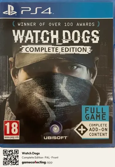 Watch Dogs PlayStation 4, PAL box front