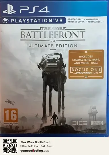 Star Wars Battlefront PlayStation 4, PAL box front