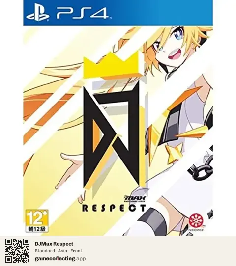 DJMax Respect PlayStation 4, Asia box front