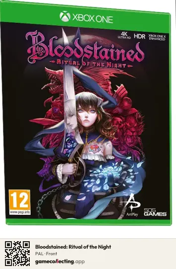 Bloodstained: Ritual of the Night Xbox One, PAL box front
