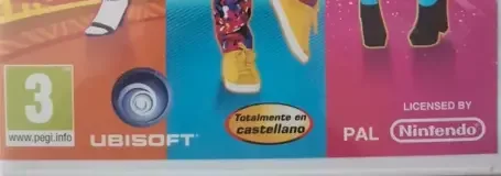 Just Dance 2014, the PEGI square on its front