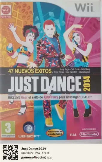 Just Dance 2014 Nintendo Wii, PAL box front