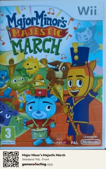 Major Minor's Majestic March Nintendo Wii, PAL box front