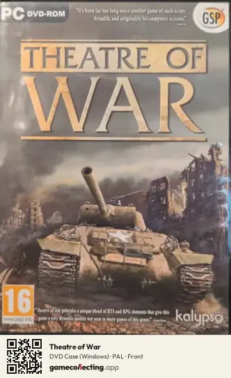 Theatre of War Computer, PAL box front