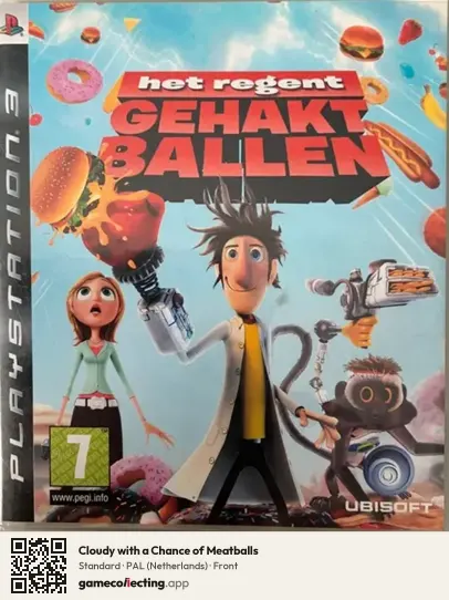 Cloudy with a Chance of Meatballs PlayStation 3, Netherlands box front