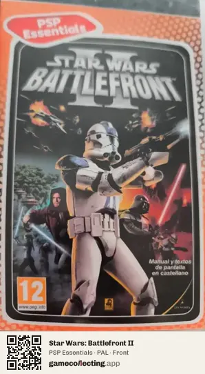 Star Wars: Battlefront II PlayStation Portable, PAL box front