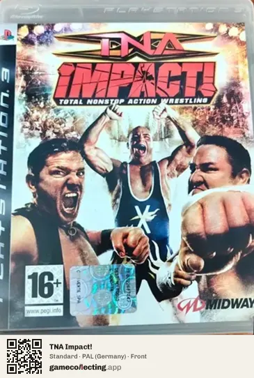 TNA Impact! PlayStation 3, Germany box front