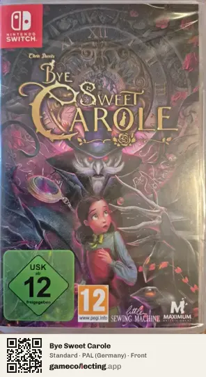 Bye Sweet Carole Nintendo Switch, Germany box front