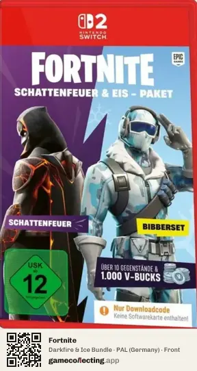 Fortnite Nintendo Switch 2, Germany box front