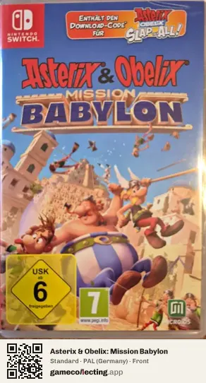 Asterix & Obelix: Mission Babylon Nintendo Switch, Germany box front