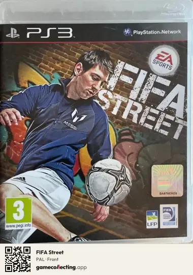 FIFA Street PlayStation 3, PAL box front