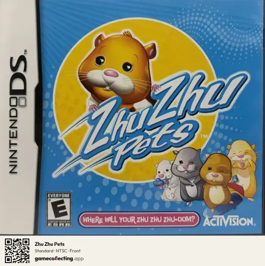 Zhu Zhu Pets Nintendo DS, NTSC box front