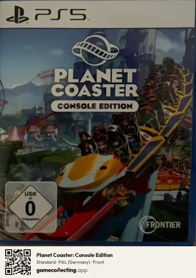 Planet Coaster: Console Edition PlayStation 4, Germany box front